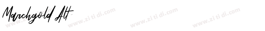 Marchgold Alt字体转换 Marchgold Alt字体转换